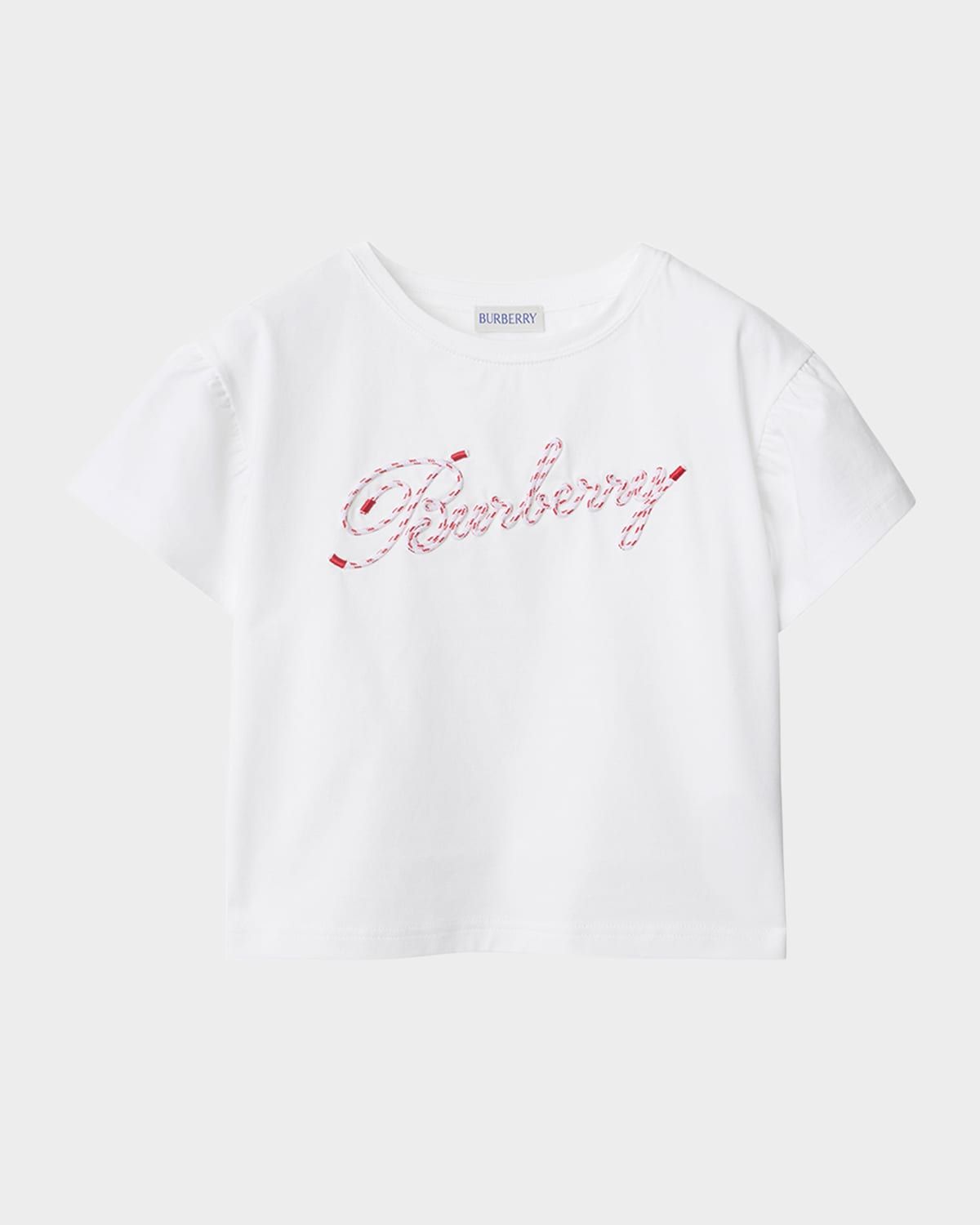 Girl & apos;s Roxy Rope Logo-Print T-Shirt, Size 3-14