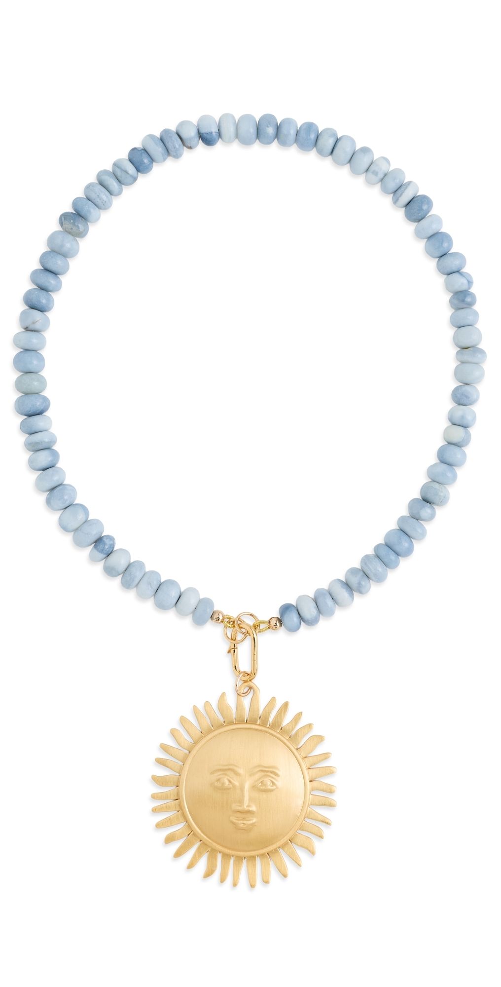HART Sun Medallion Necklace Blue One Size