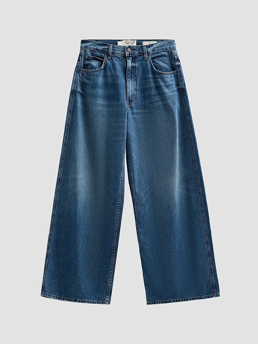 Women's Terese Baggy Straight-Leg Jeans - Rosebowl Wash - Size 24