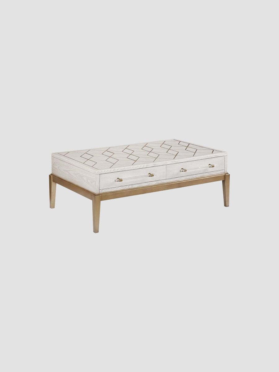 Perrine Cocktail Table - White