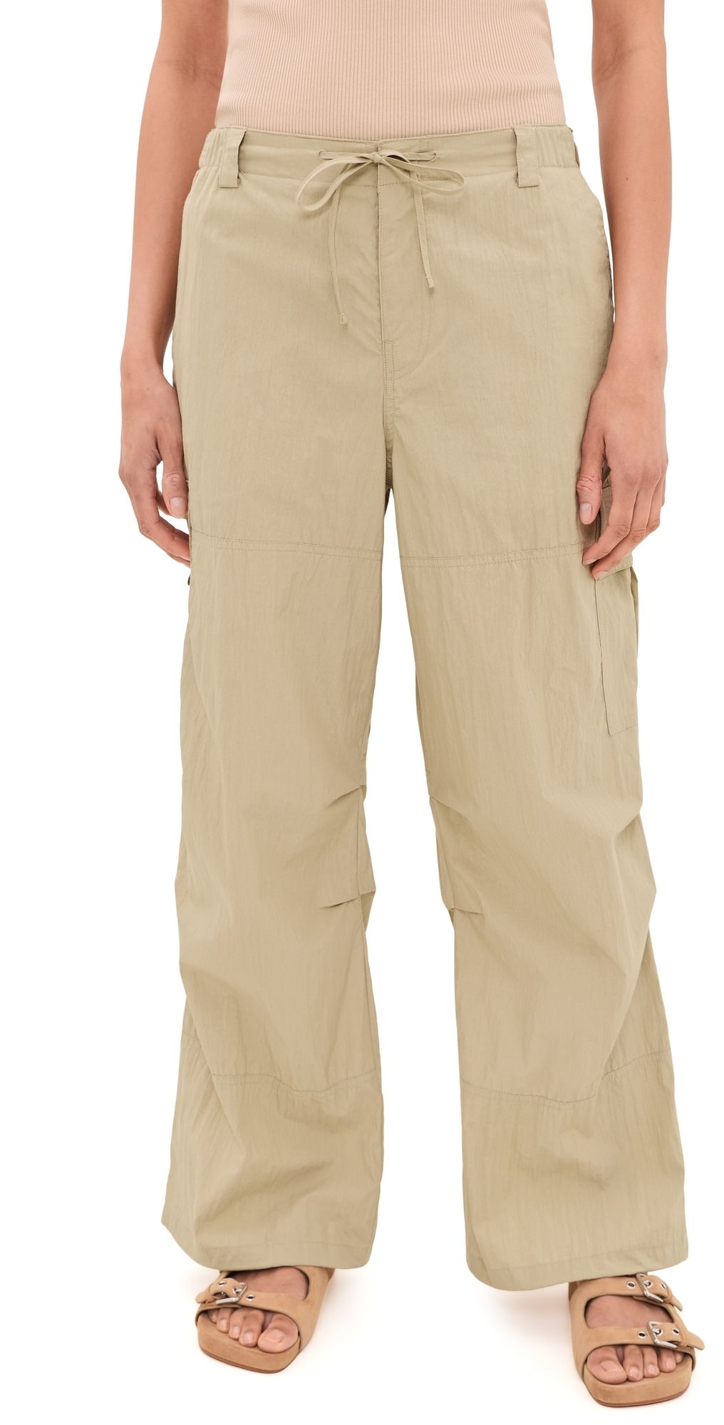 DUNST Parachute Pants Beige M