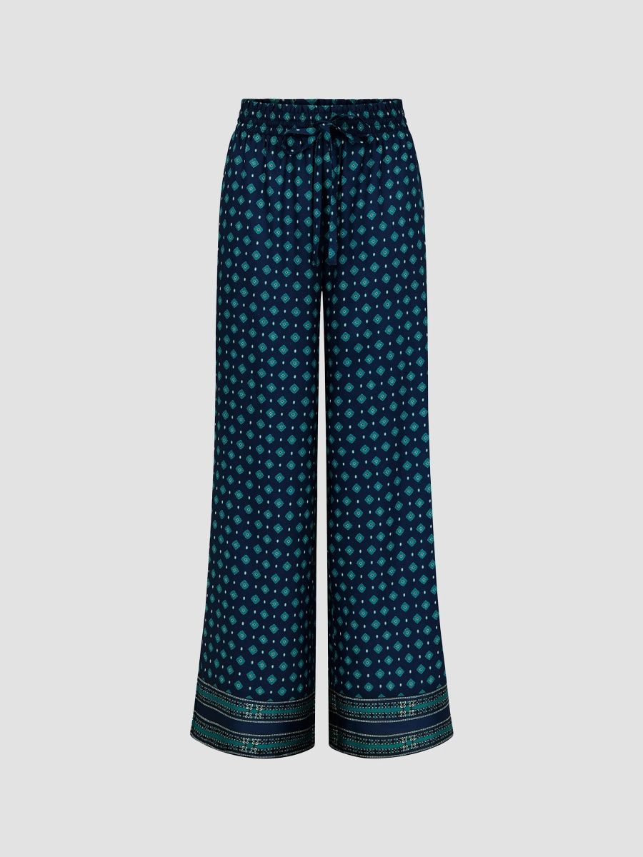 Hill House Home Women's The Maxime Pants - Juniper Foulard - Size XXS