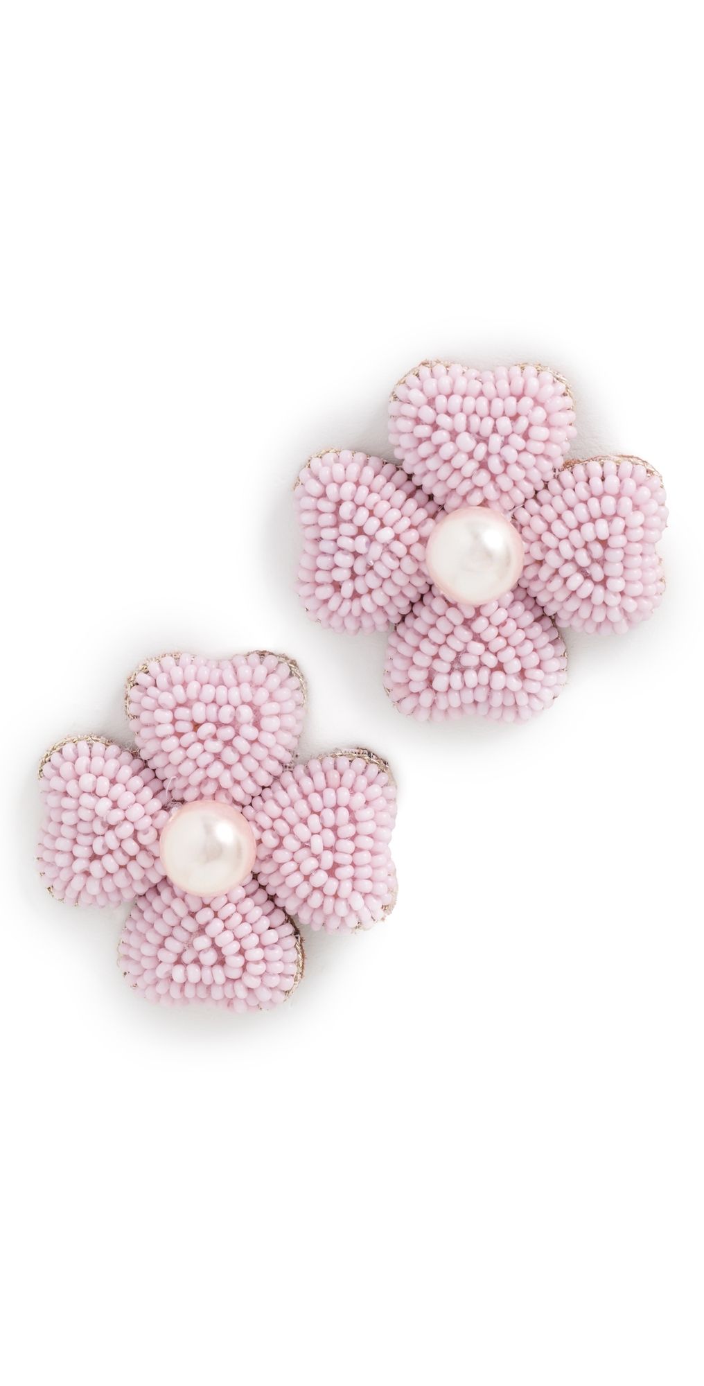 Deepa Gurnani Liora Earrings Baby Pink One Size