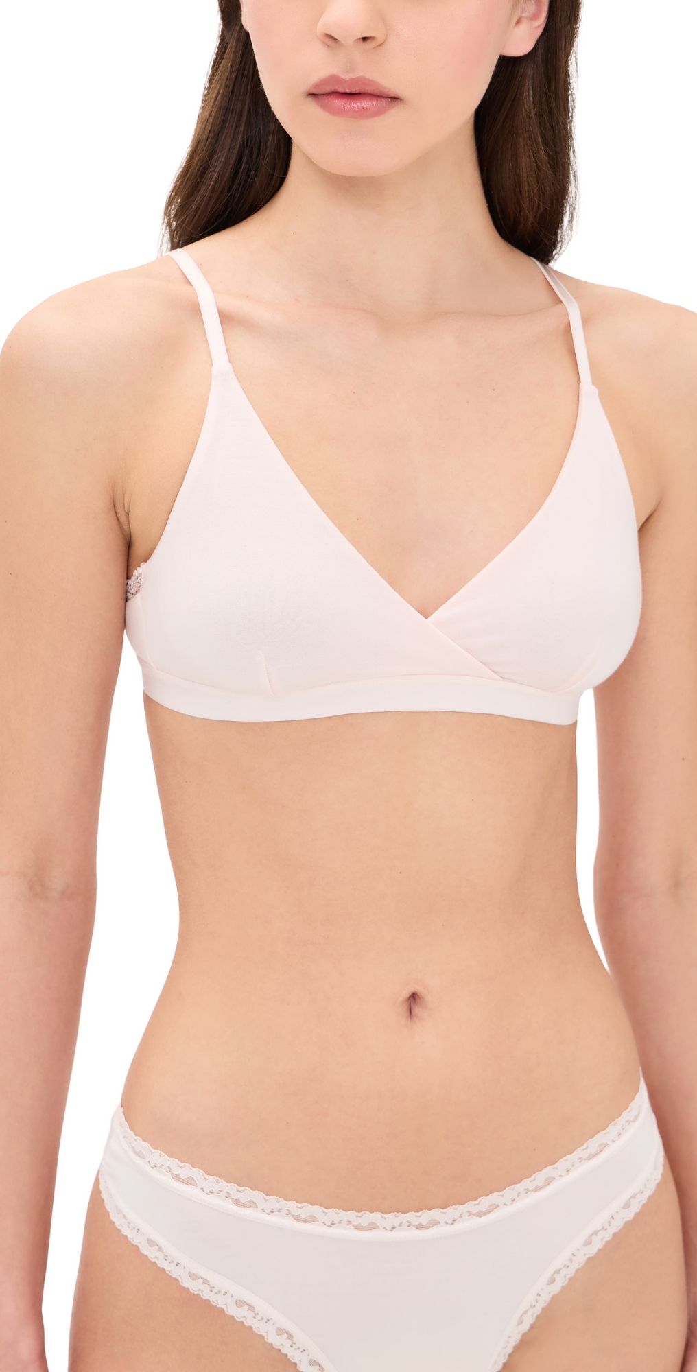 Stripe & Stare The Crossover Bra Pink-A-Boo M