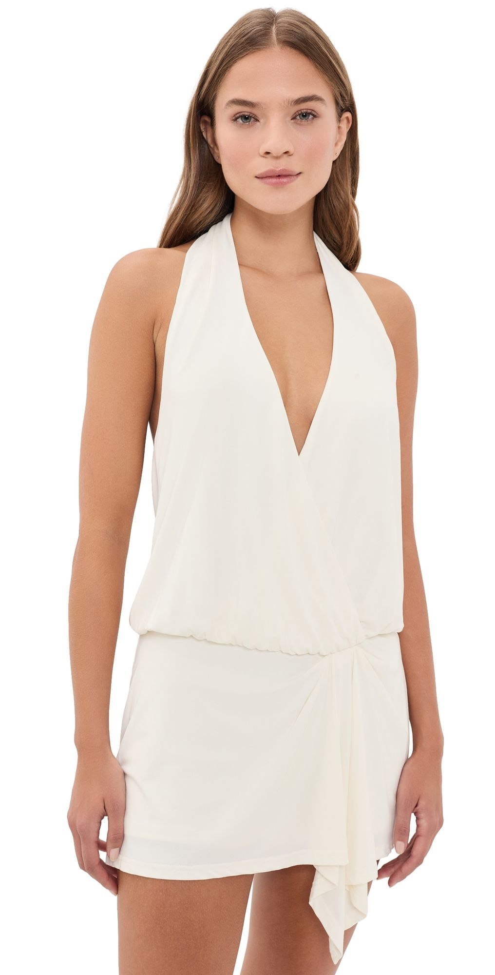 With Jéan Luna Mini Dress White XL