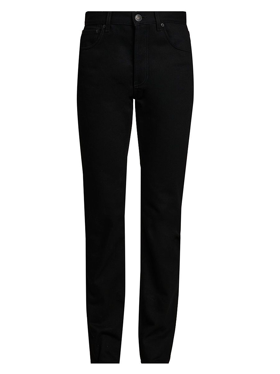 Men's Ozzy Five-Pocket Cotton Jeans - Black - Size 38