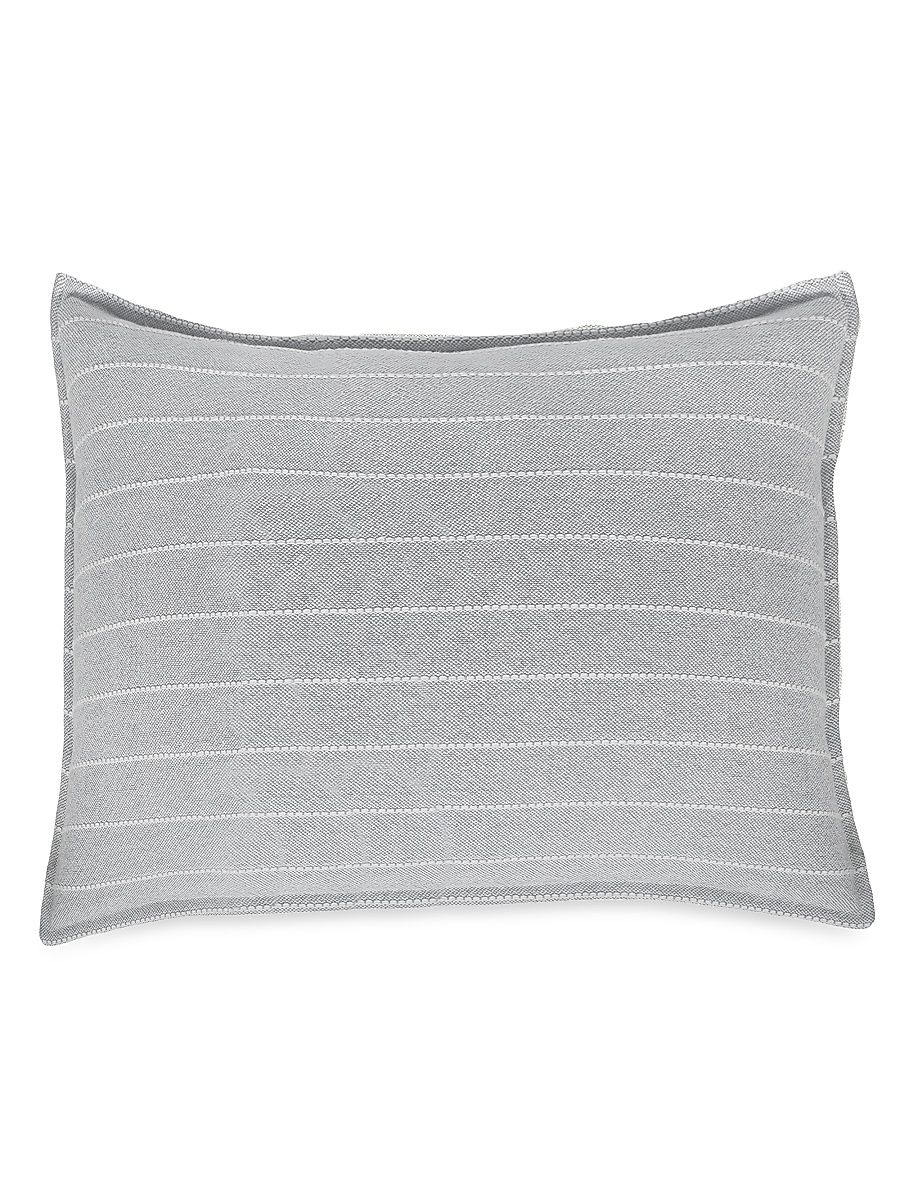 Henley Hand-Loomed Pillow - Sky
