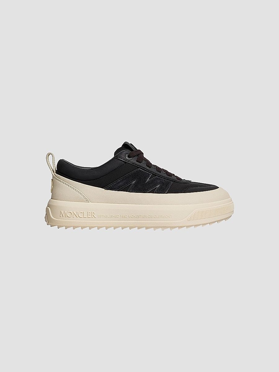 Moncler Men's Altive Sneakers in Nubuck & Suede - Black - Size 8