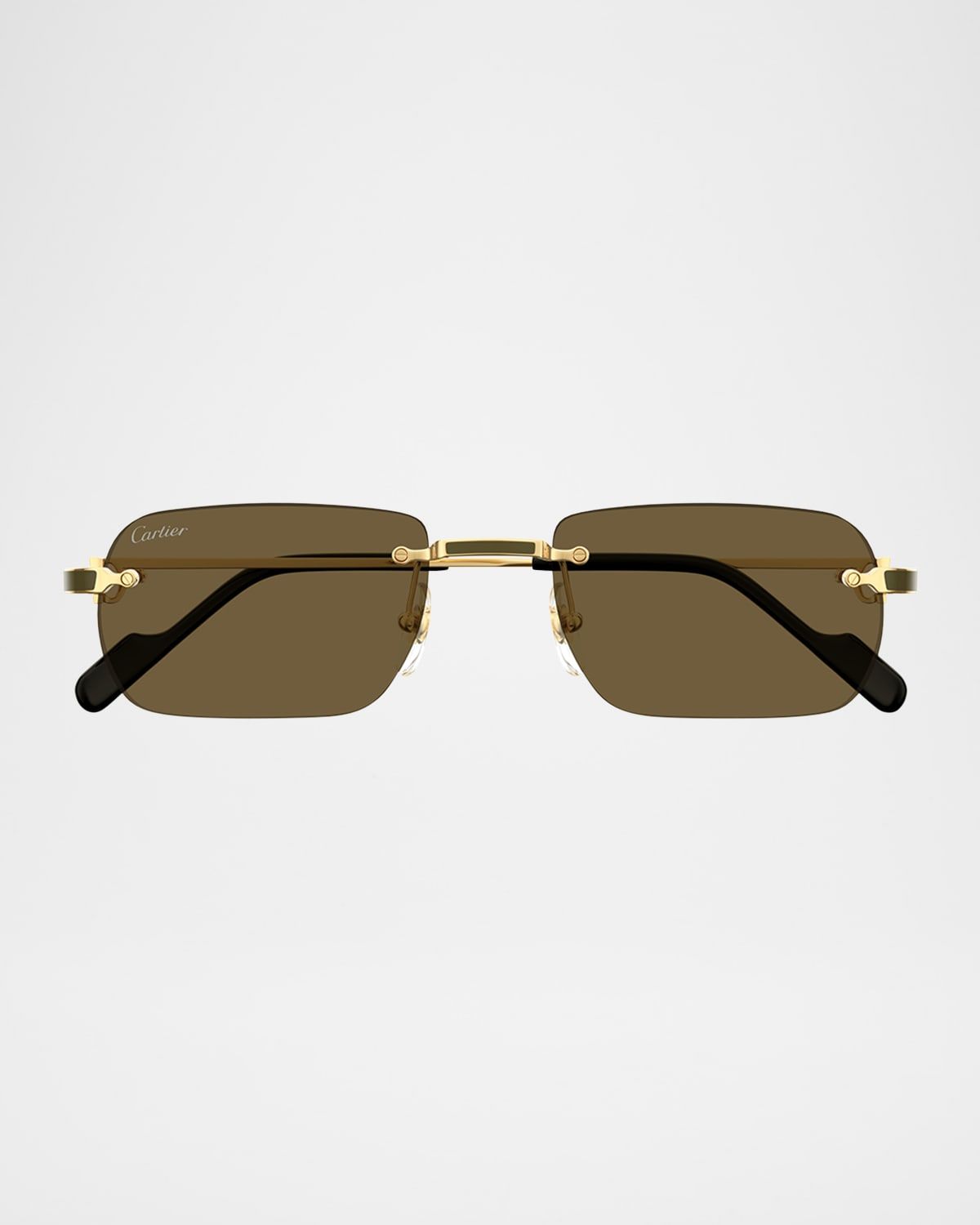 Men & apos;s CT0497SM Metal Rectangle Sunglasses