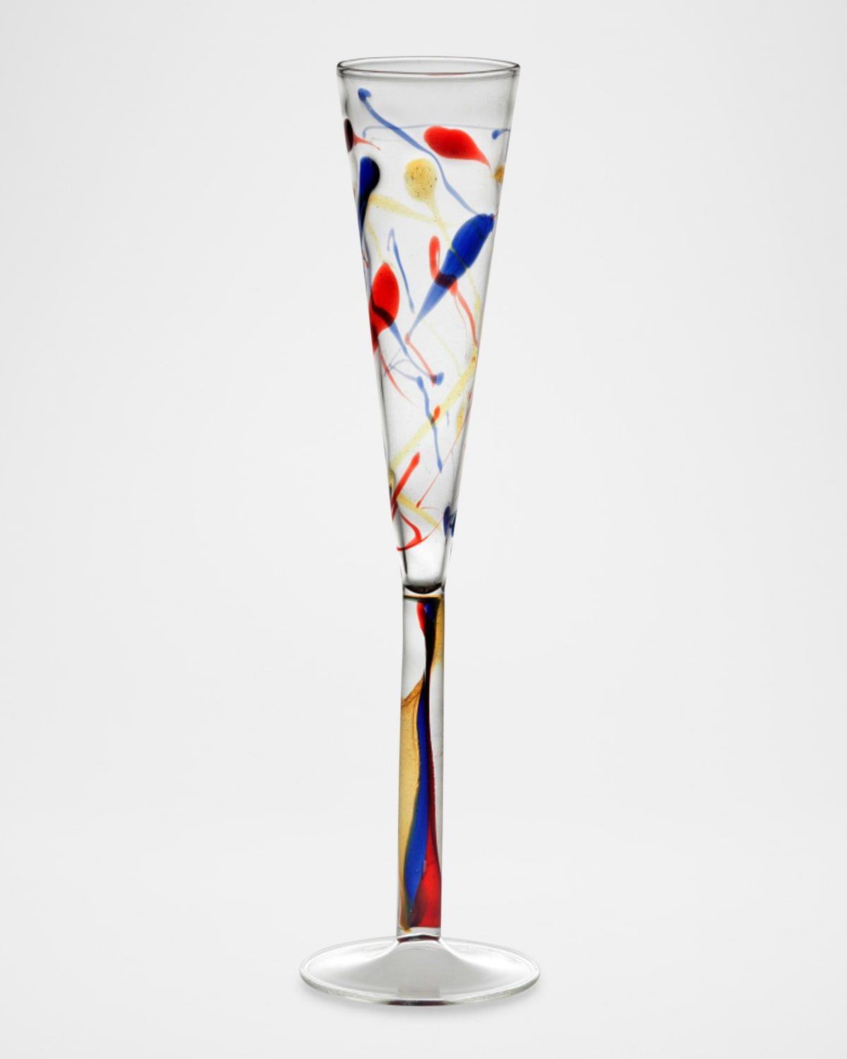 Multicolor Champagne Flute