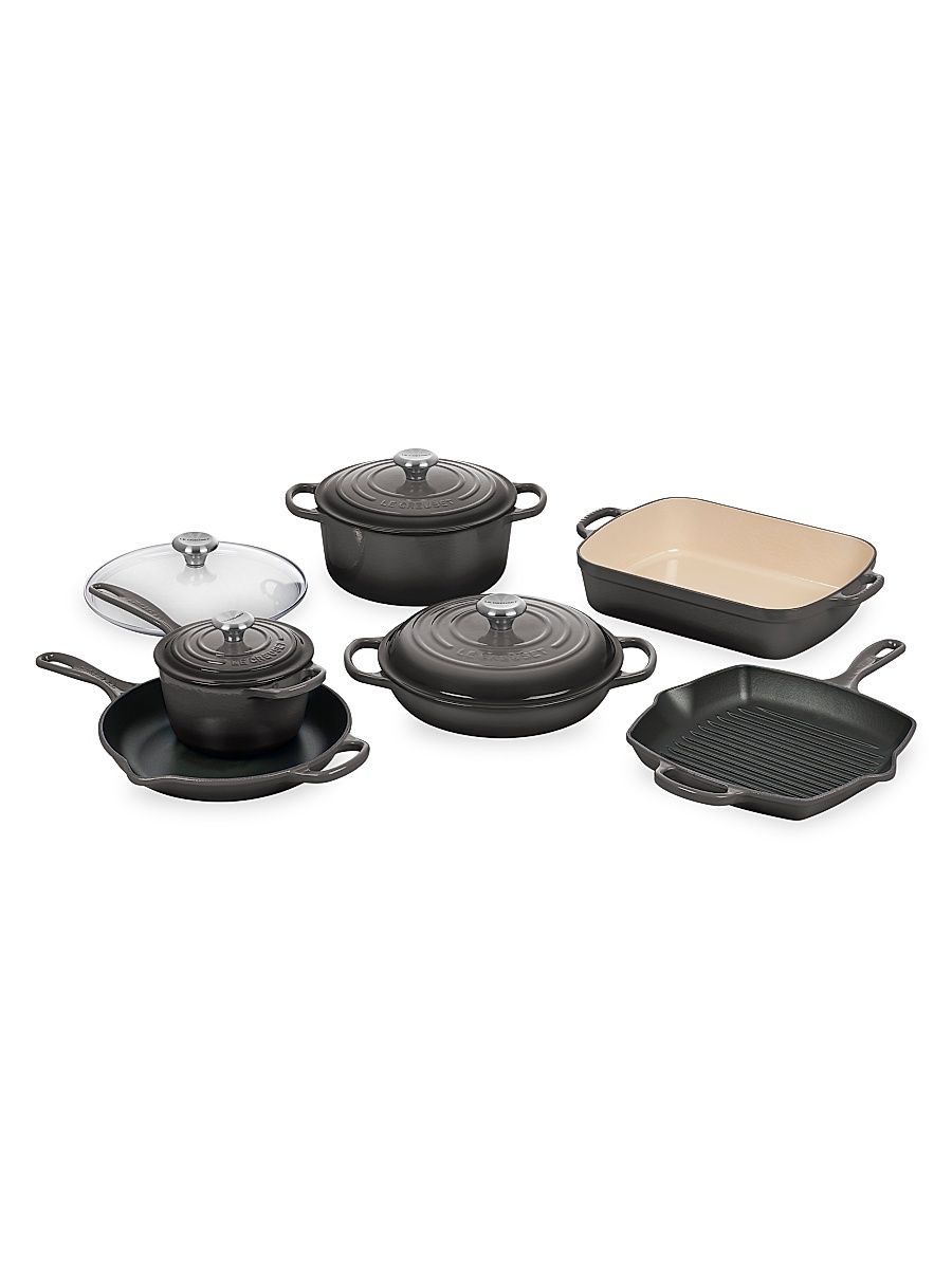 Signature Cast Iron 10-Piece Set - Flame