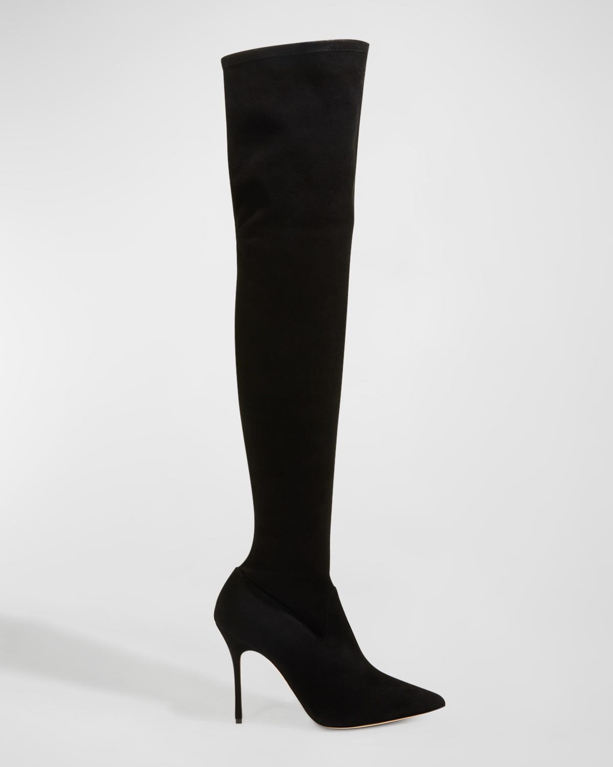 Paschalarehi Suede Over-The-Knee Boots