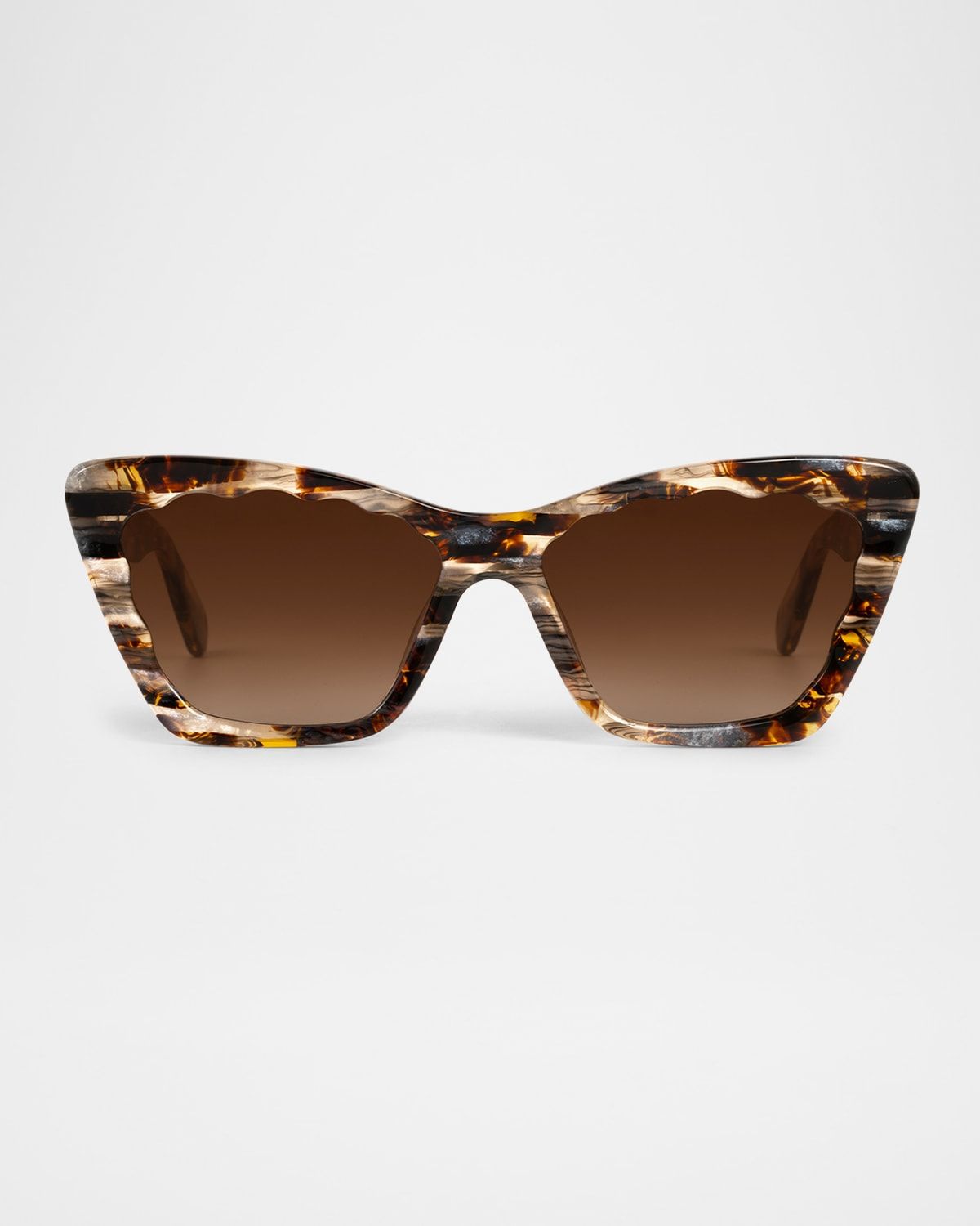 Brigitte Acetate Cat-Eye Sunglasses