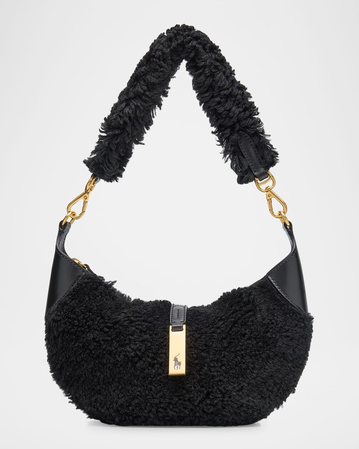 Polo ID Shearling Mini Shoulder Bag