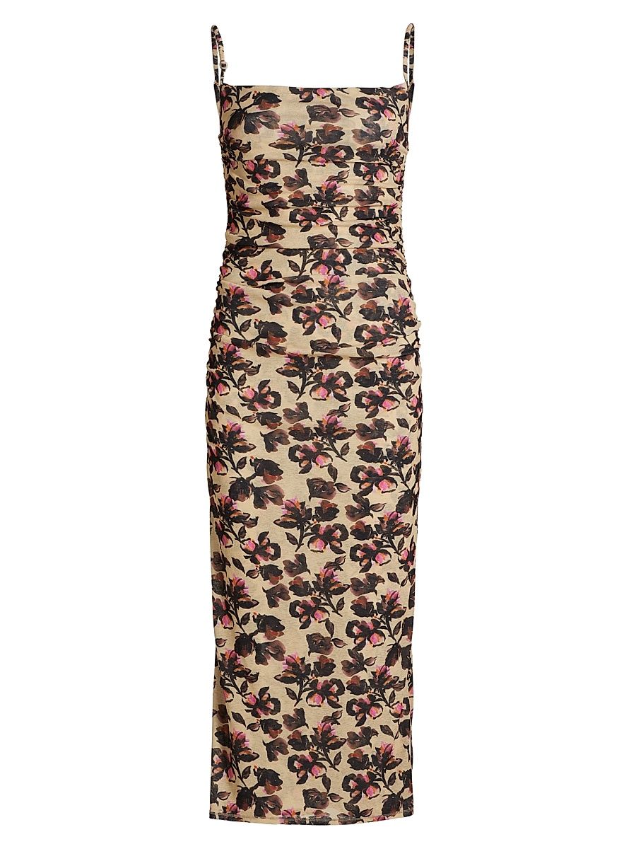 Women's Alexa Floral Jersey Midi-Dress - Tapestry Floral - Size Small