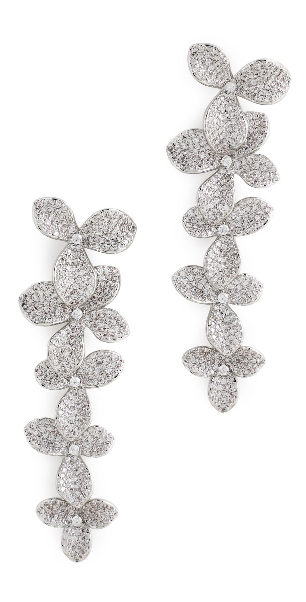 SHASHI Lilliana Earrings Silver One Size