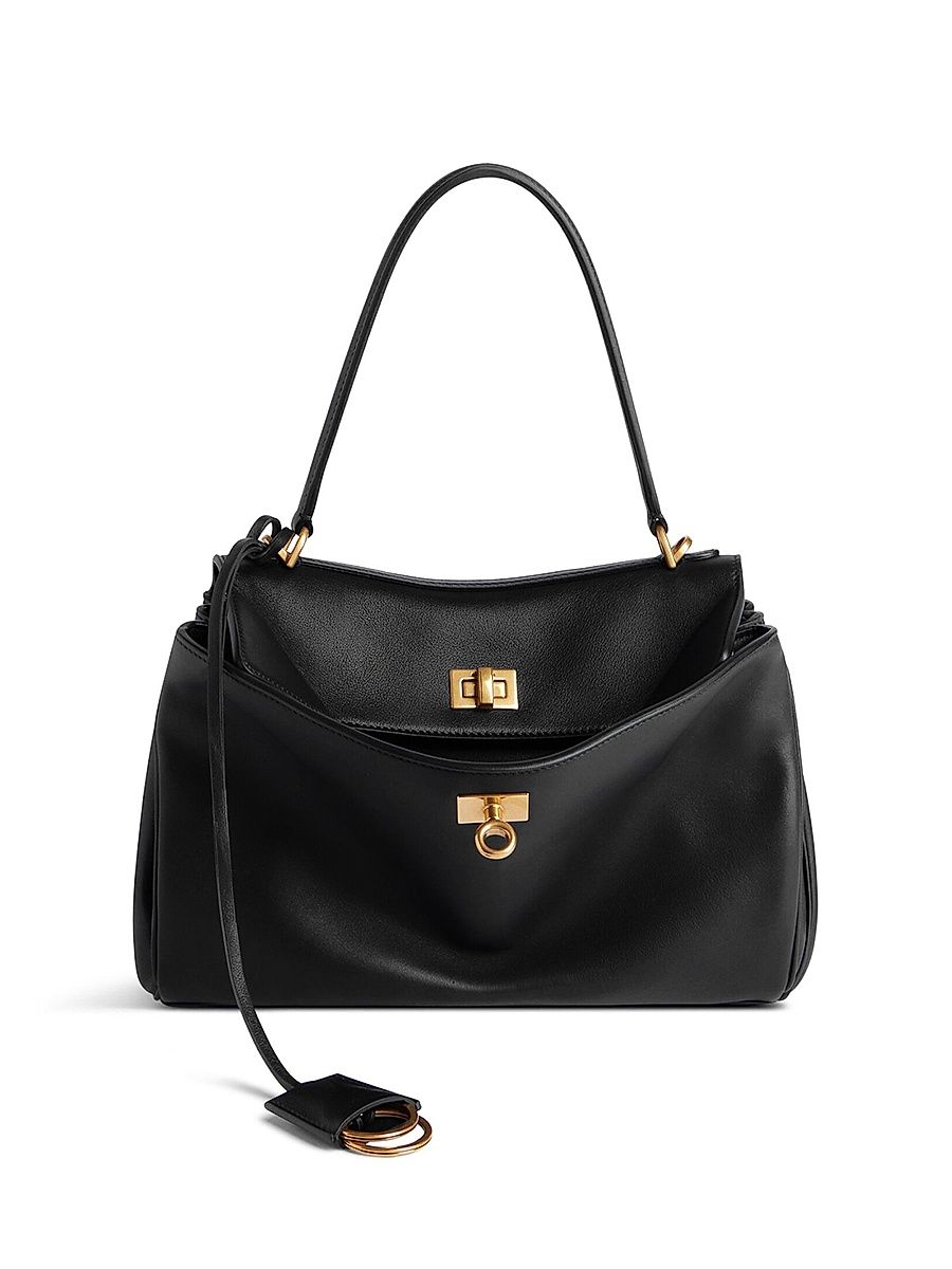 Women's Rodeo Small Top Handle Bag - Black Gold