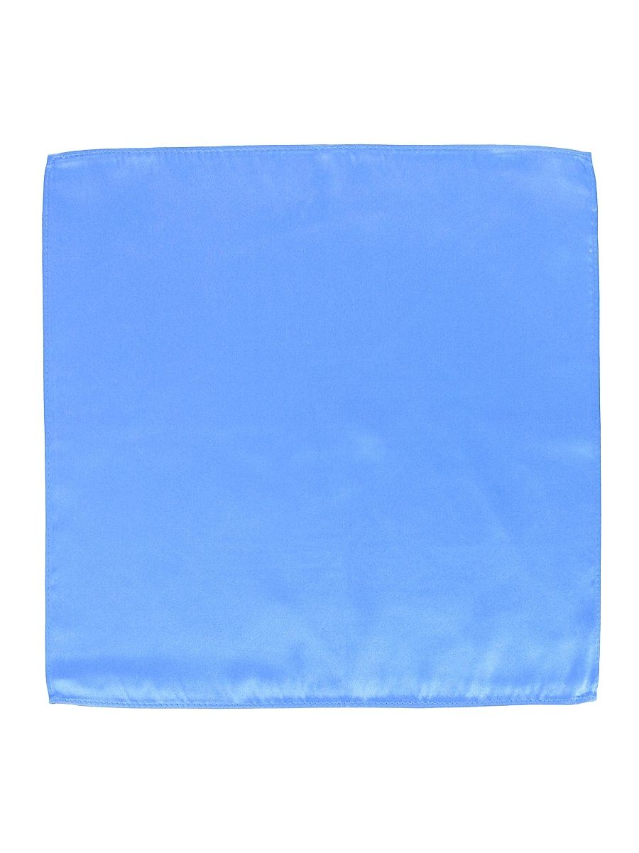Men's Silk Pocket Square - Light Blue
