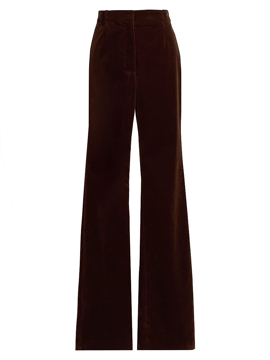 Women's Corette Wide-Leg Pants - Burnt Sienna - Size 4