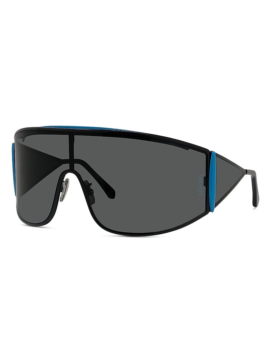 Men's Signature 120MM Shield Sunglasses - Black Smoke