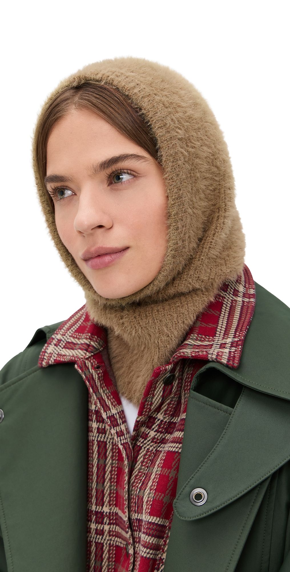 Jocelyn Knit Balaclava Chestnut One Size