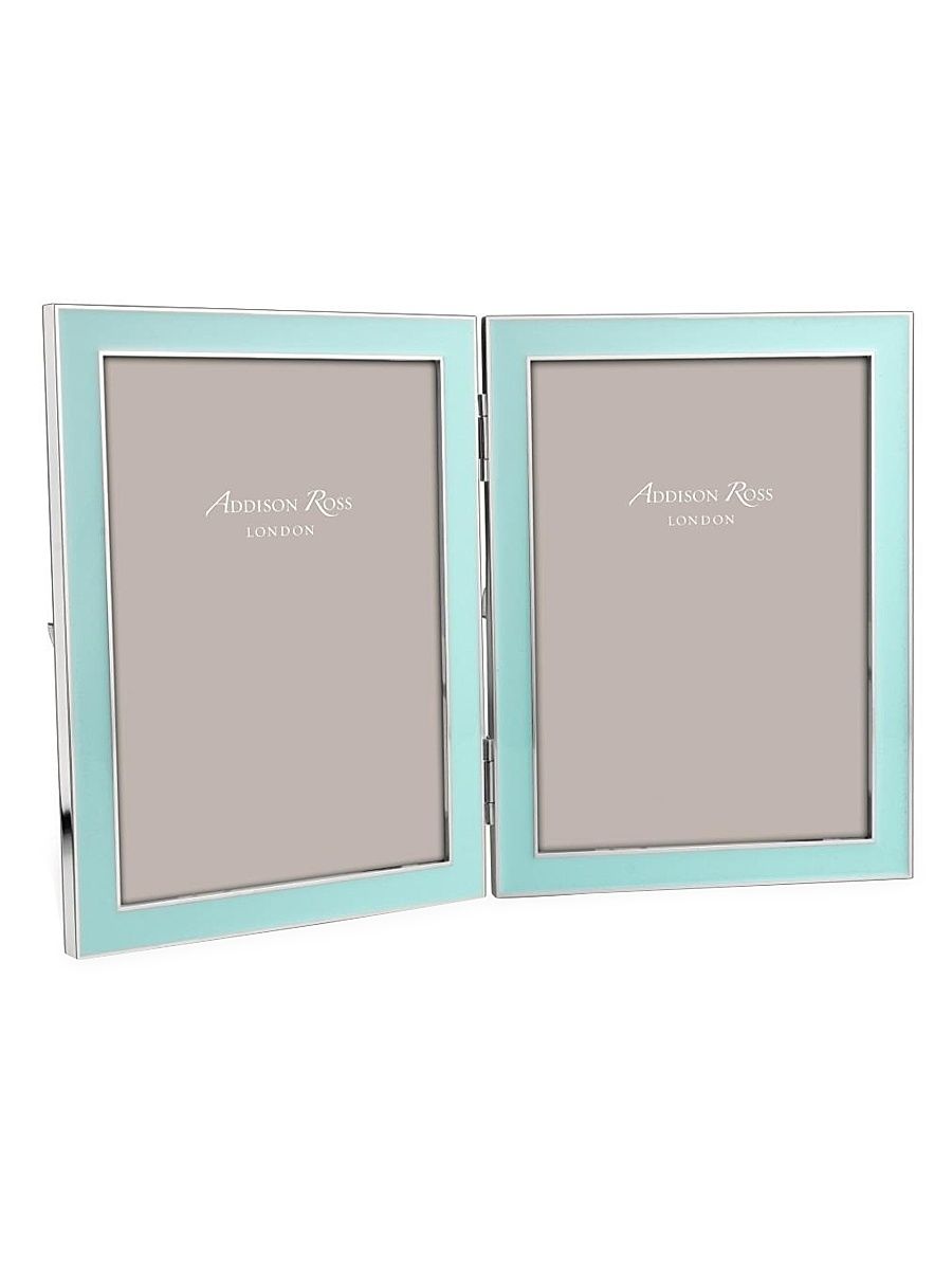 Double Enamel Frame - Powder Blue