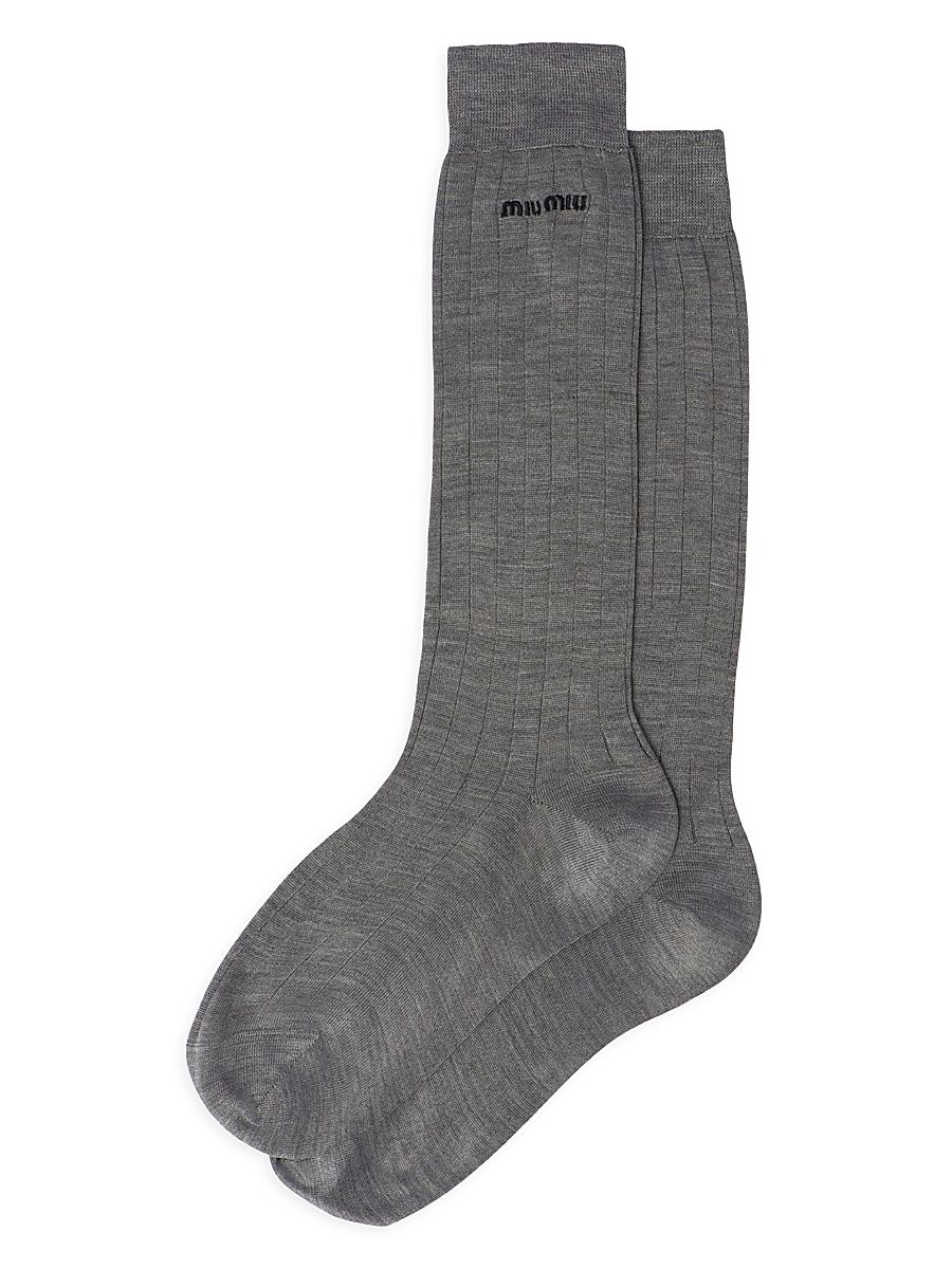 Women's Silk Socks - Grey - Size 00