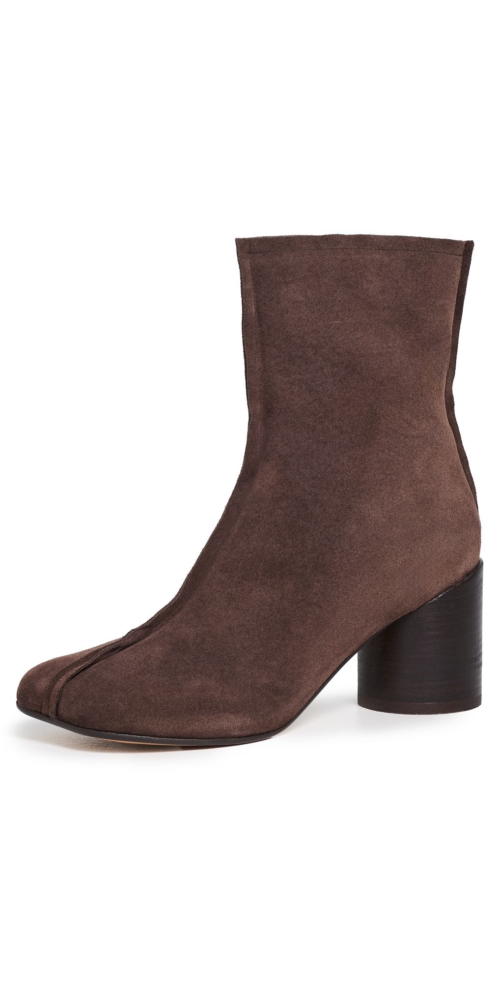 MM6 Maison Margiela Suede Ankle Boots Dark Brown 37