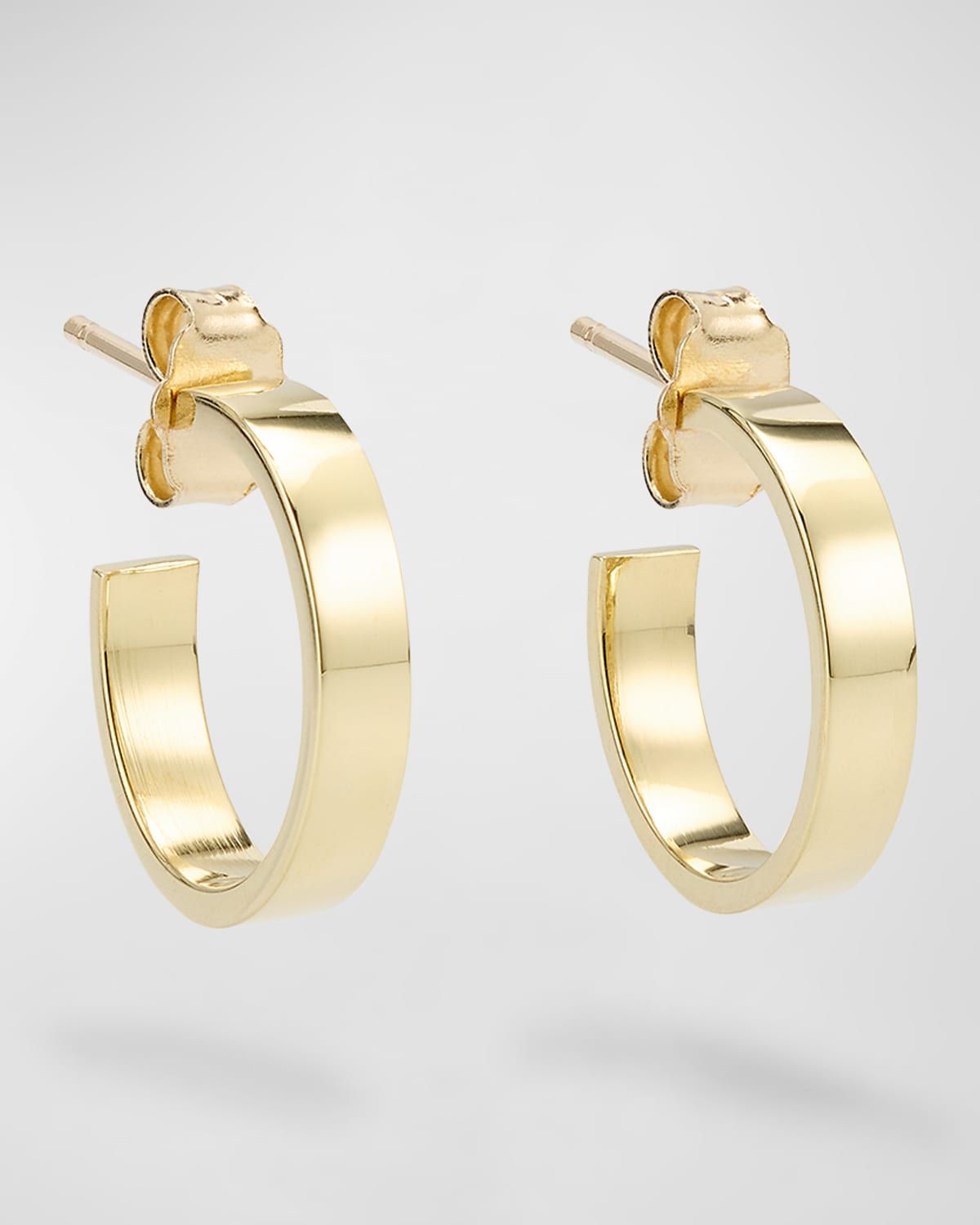 18k Yellow Gold Mini Ellen Hoop Earrings