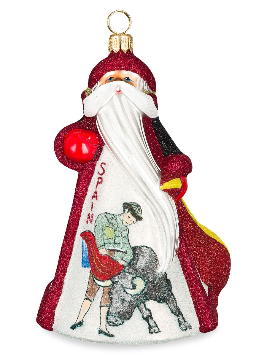 Glitterazzi International Santa Ornament