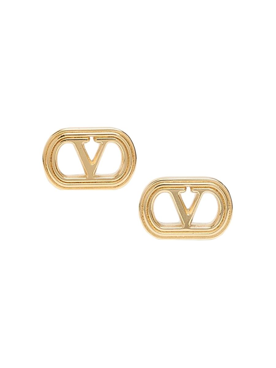 Women's Ovalette Metal Earrings - Gold