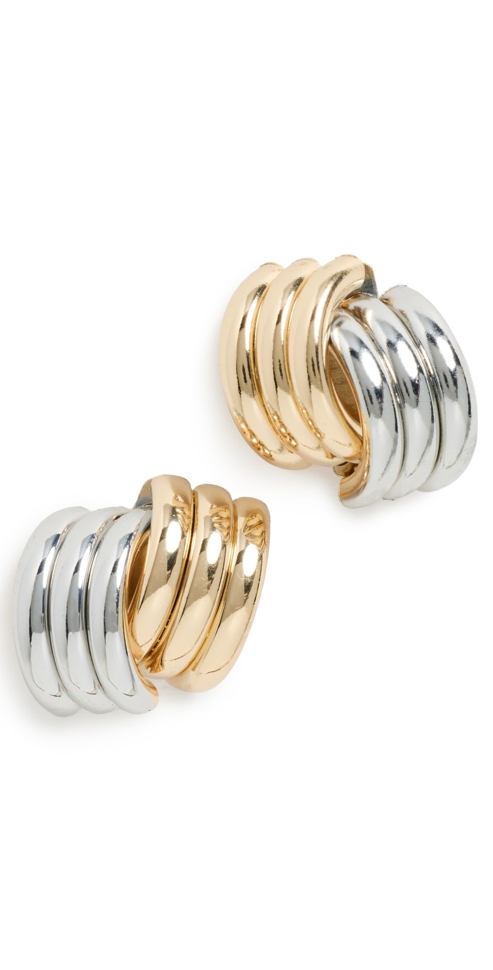 SHASHI Grace Earrings Gold/Silver One Size