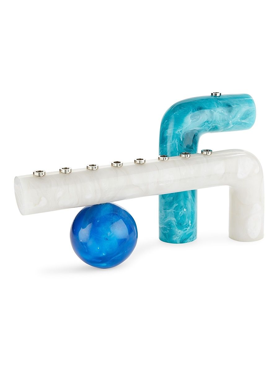 Mustique Menorah - White