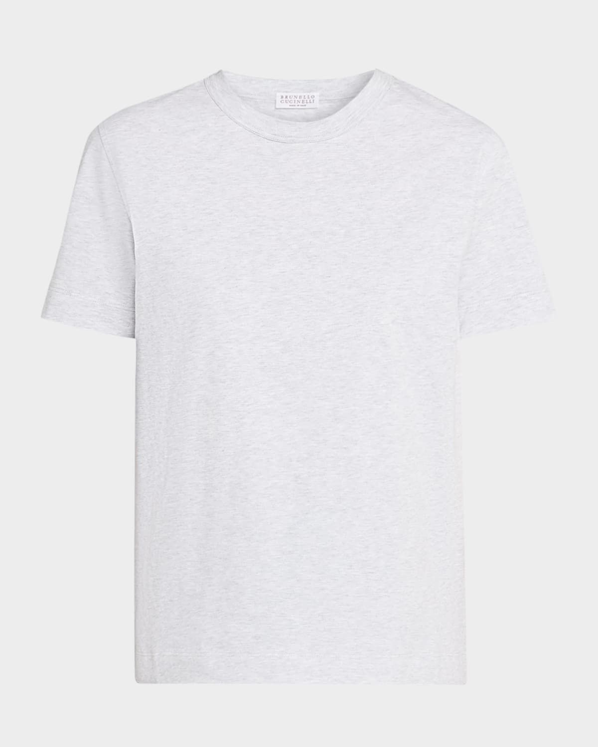 Flat Cotton Stretch Short-Sleeve T-Shirt