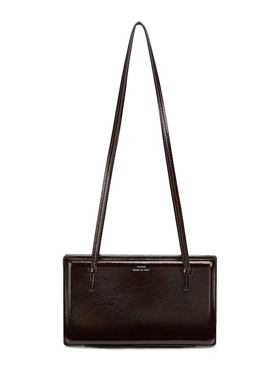 Women's Cocktail Leather Shoulder Bag - Bark