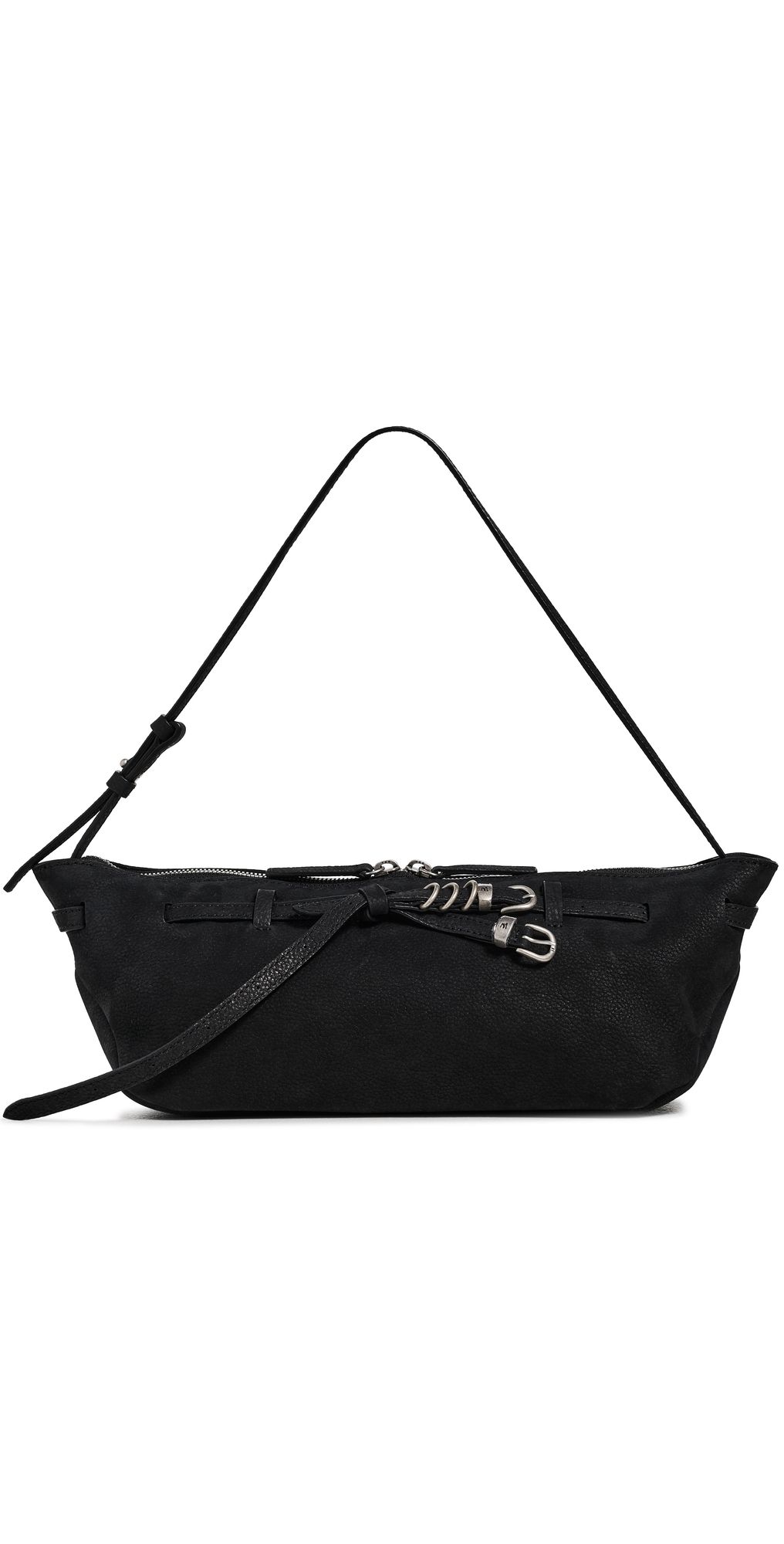 Marge Sherwood Grandma Used Sling Bag Black Nubuck One Size