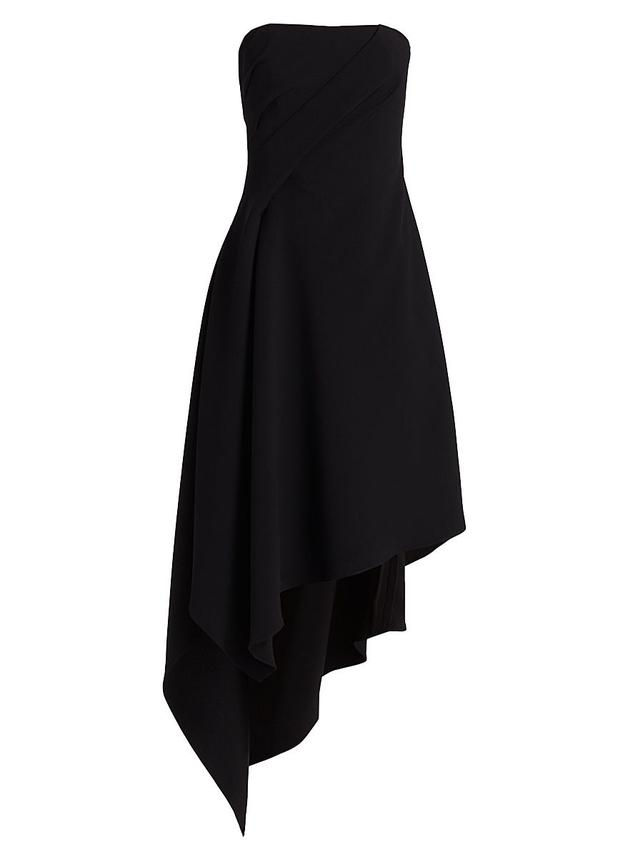 Women's Strapless Cocktail Dress - Black - Size 8