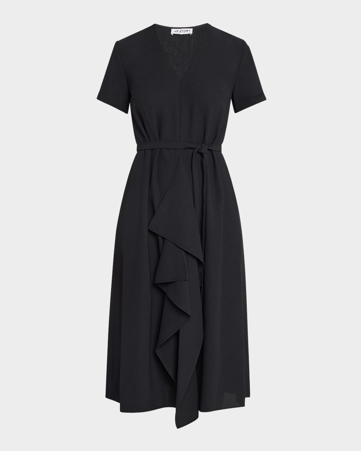 Dylan A-Line Ruffle Midi Dress