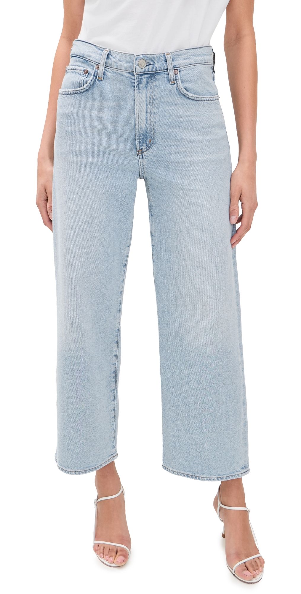 AGOLDE Harper Crop Relaxed Straight Jeans Flaunt 31