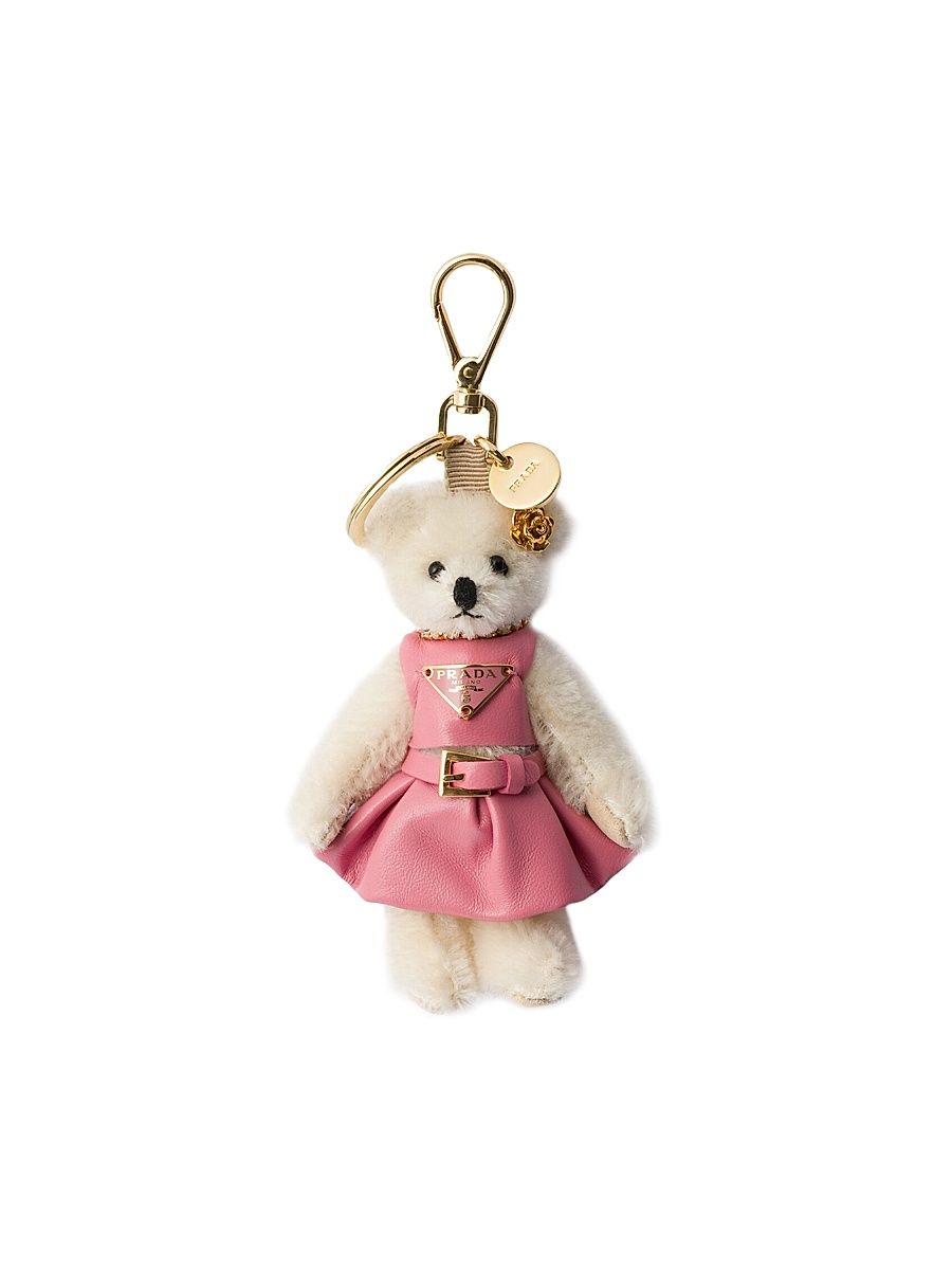 Women's Bear Trick Keychain - White