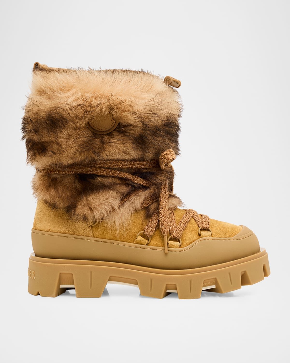 Peak Apres Suede and Shearling Ankle Boots