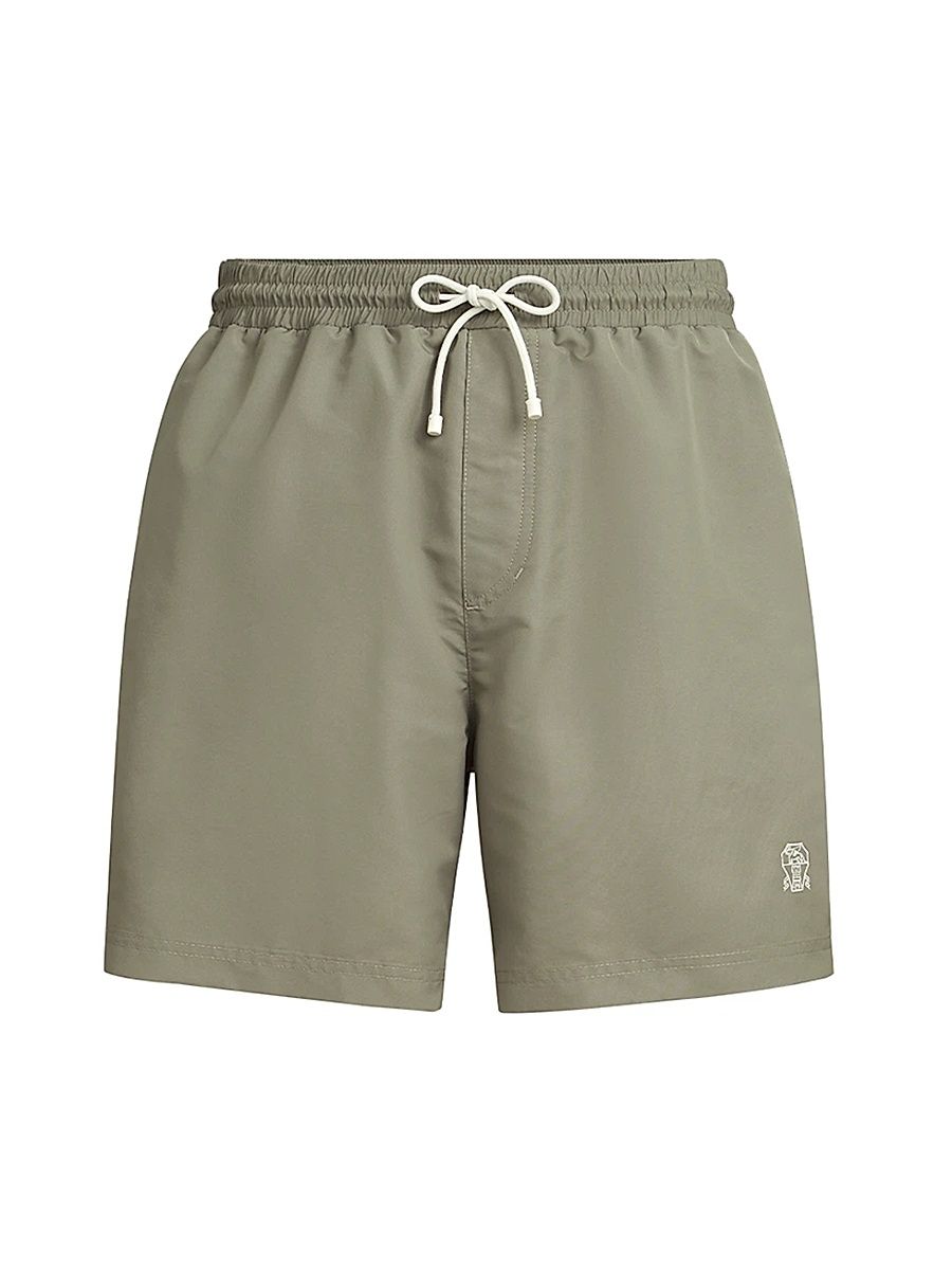 Men's Swim Shorts - Khaki - Size XS