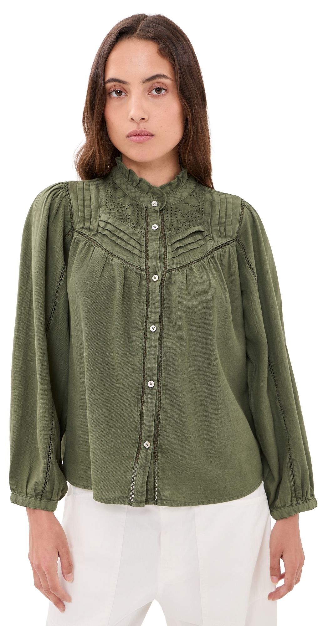 ba & sh Gilda Blouse Kaki 3