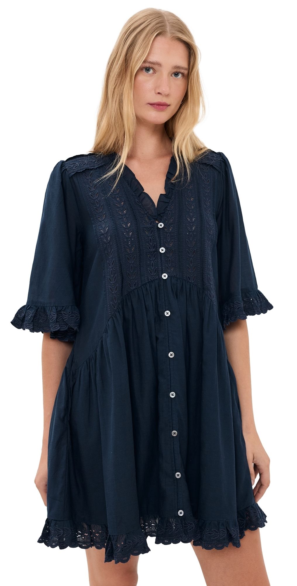 Sea Eliza Mini Dress Navy L