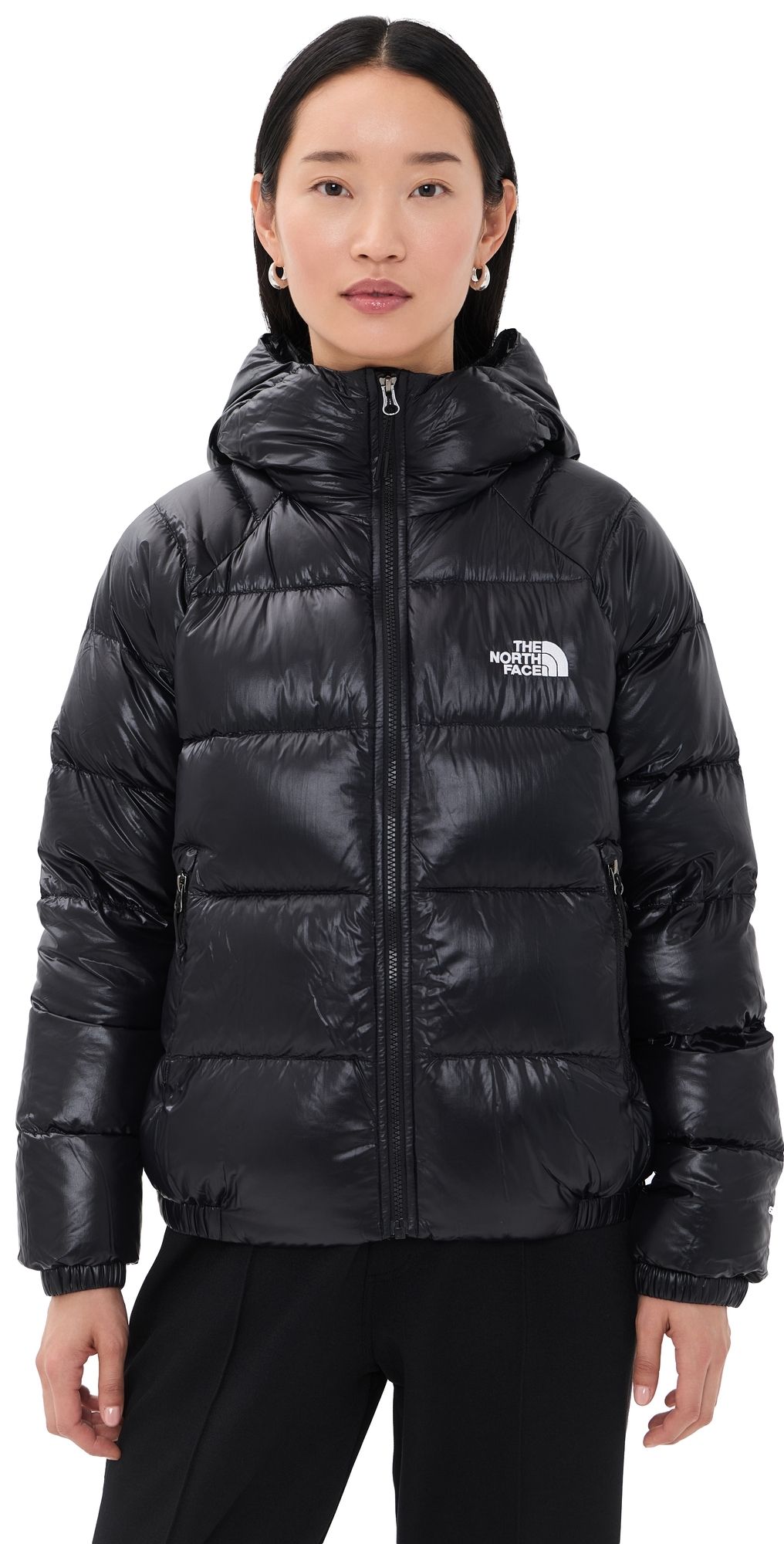 The North Face Women's Hydrenalite Down Hooded Jacket TNF Black Shine M