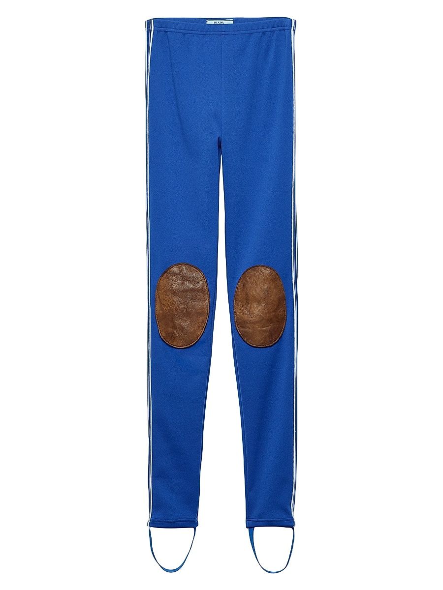 Women's Fleece Leggings - Blue - Size Medium