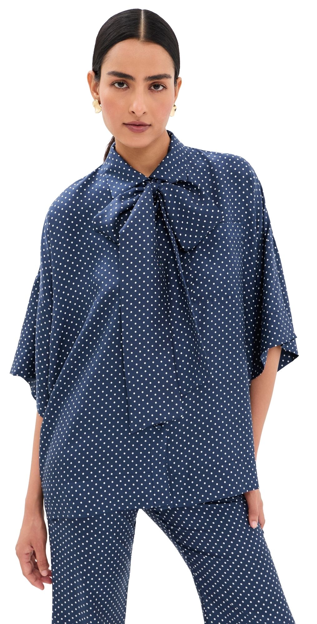 FRANÇOISE Blake Shirt Marine 38