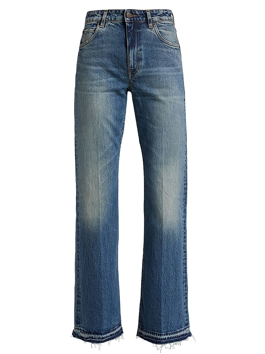 Women's High-Rise Bootcut Jeans - Raw Vintage Blue - Size 31