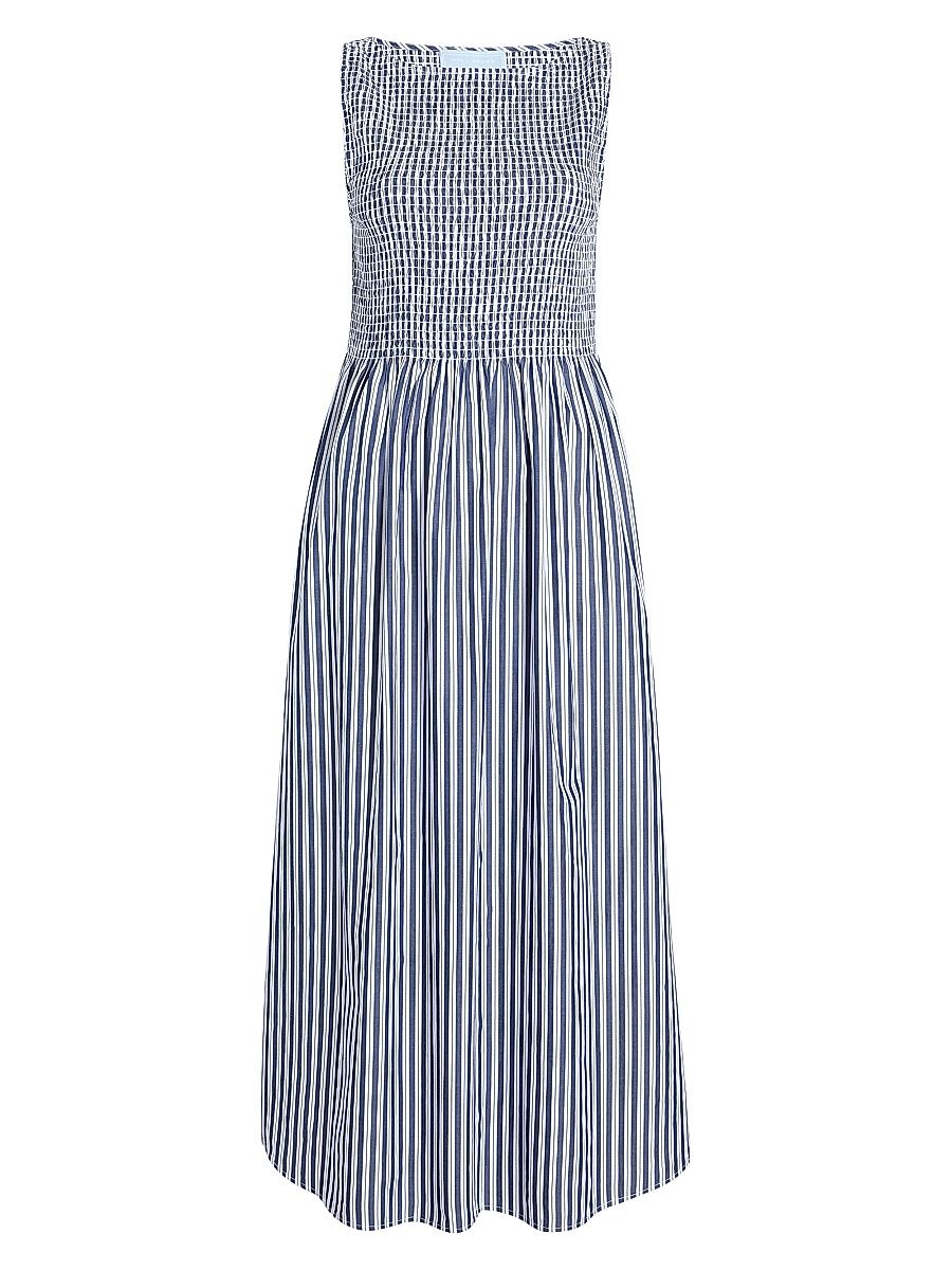 Women's The Cosima Nap Dress - Navy Stripe - Size Small