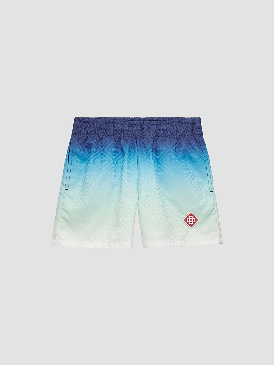 Little Boy's & Boy's Monogram Gradient Swim Shorts - Technical Synthetic - Size 3